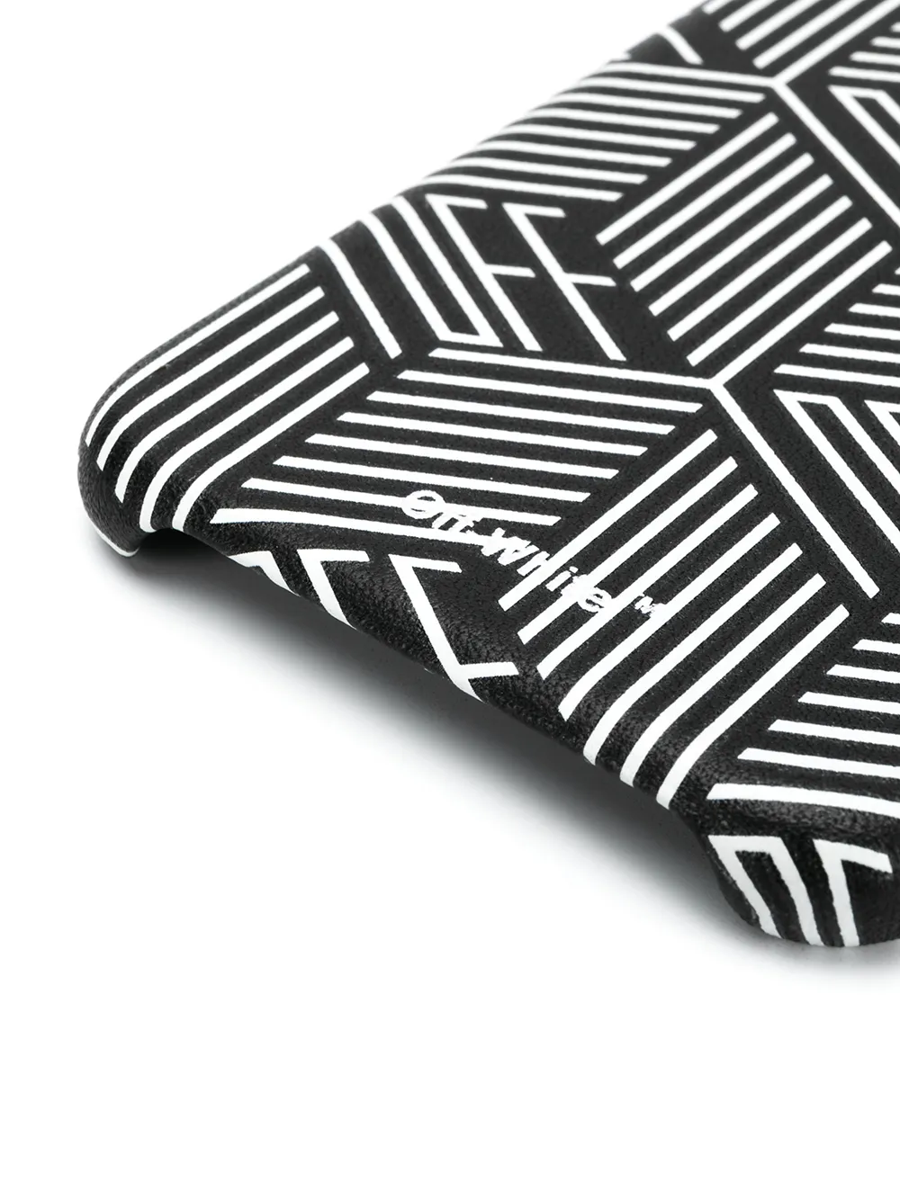 Off-White iPhone X hoesje met print Zwart