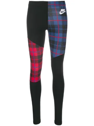 nike tartan leggings