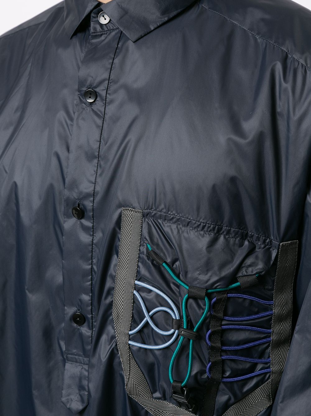 фото Kolor куртка-рубашка с воротником на пуговицах