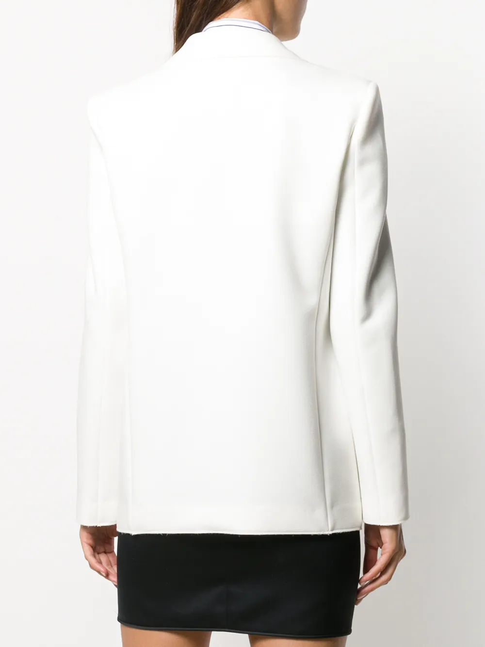 MSGM Blazer met puntige revers Wit