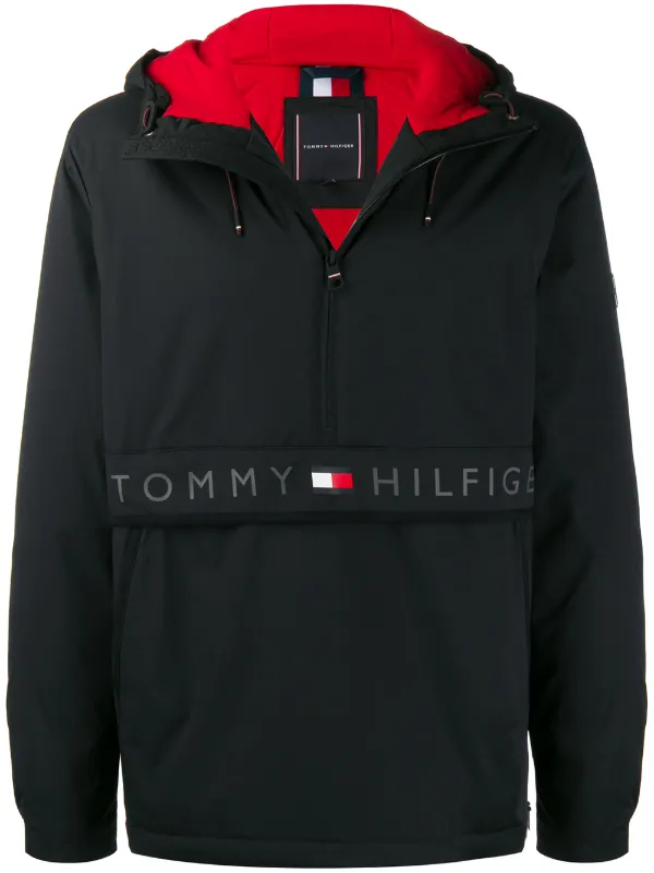 tommy hilfiger hooded windbreaker