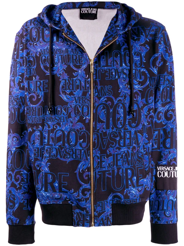 blue versace tracksuit
