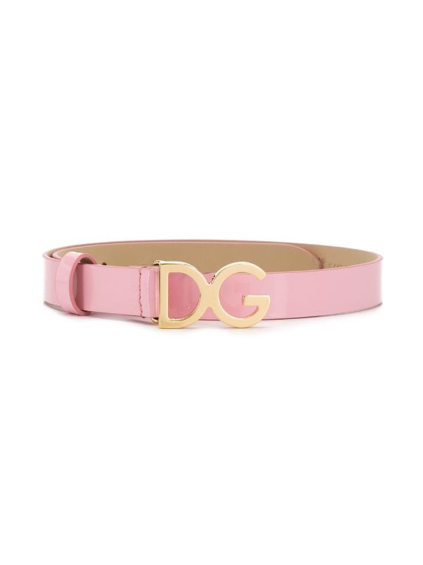 Shop pink Dolce \u0026 Gabbana Kids DG-logo 