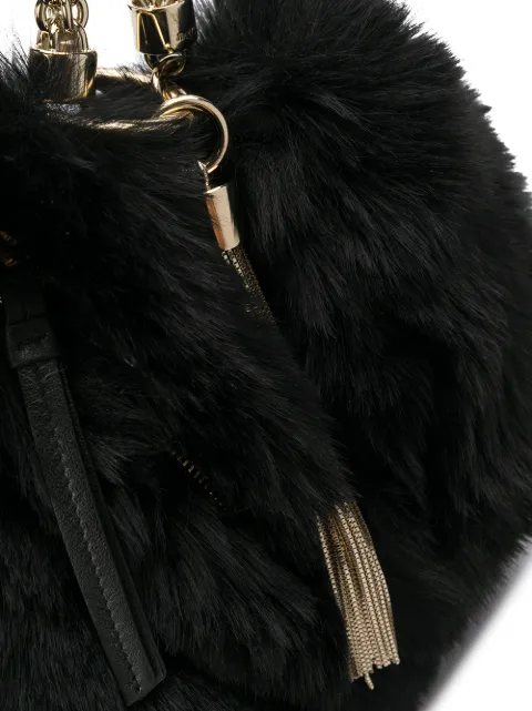 JIMMY CHOO CALLIE FAUX FUR BAG