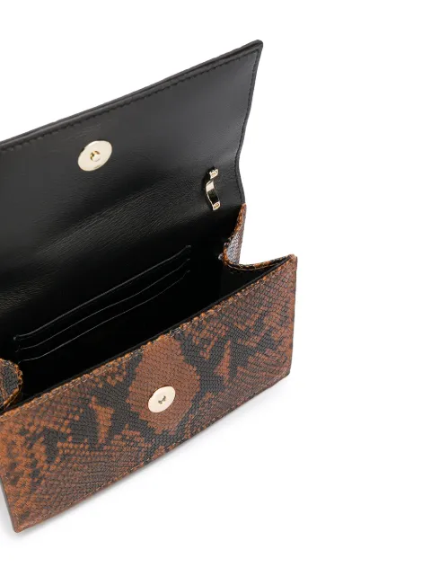 JIMMY CHOO LENI SNAKE PRINT BAG