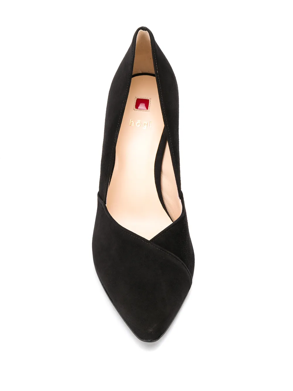 Hogl cut-away pointed pumps Black