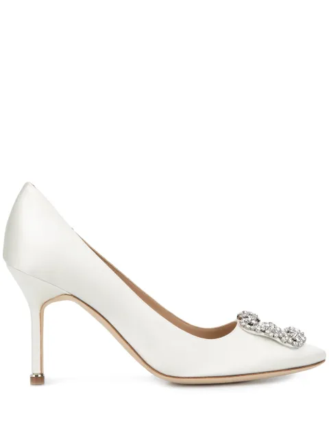 Manolo Blahnik Hangisi buckle pumps