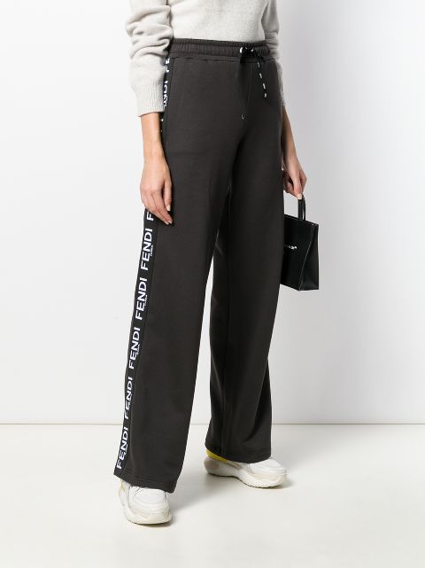 fendi logo track pants