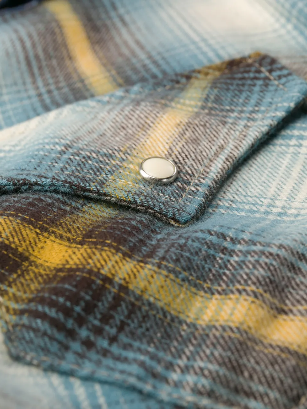 Patchwork Button Shirt