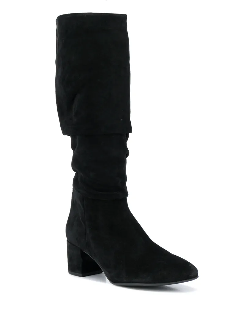 Hogl Folded Ankle Boots In Black