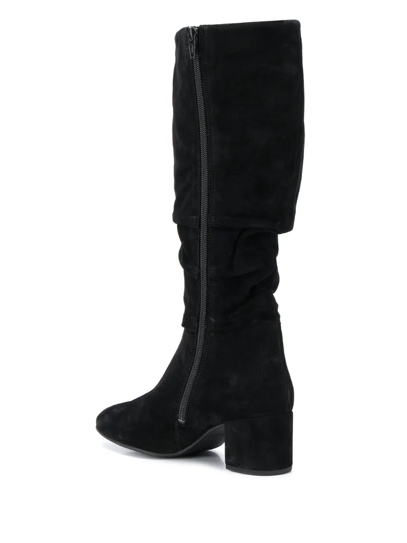 Hogl Folded Ankle Boots In Black