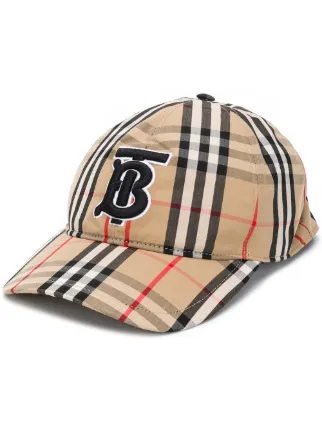 burberry check cap