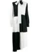 Image 1 of MSGM checked two-tone long dress