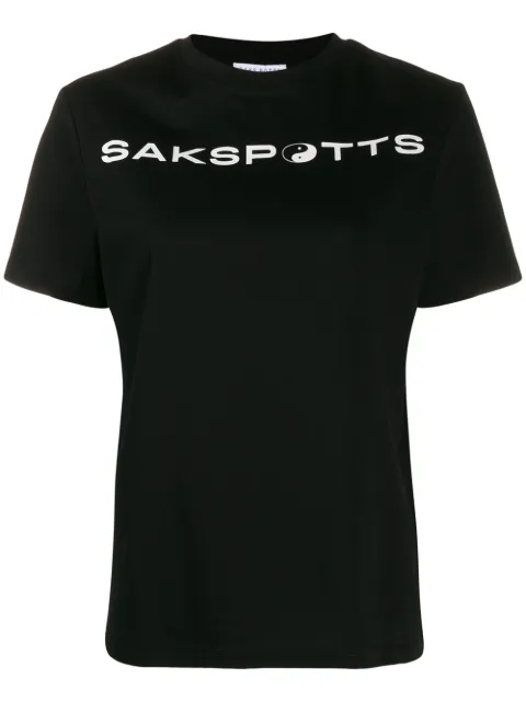 SAKS POTTS LOGO PRINT T-SHIRT