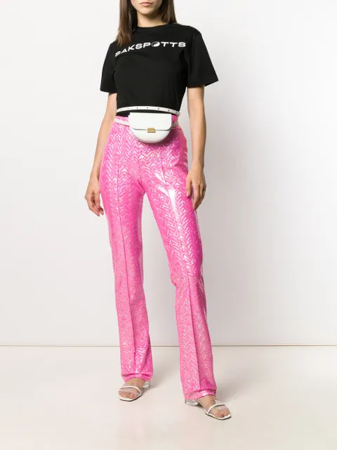 SAKS POTTS LOGO PRINT T-SHIRT