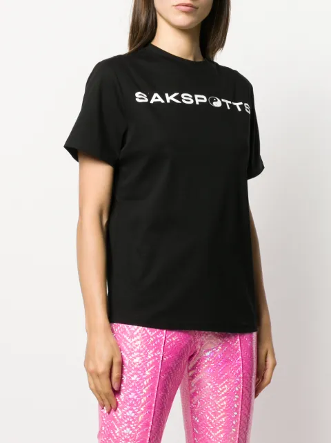 SAKS POTTS LOGO PRINT T-SHIRT