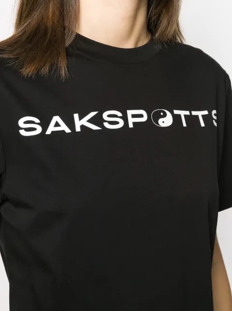 SAKS POTTS LOGO PRINT T-SHIRT