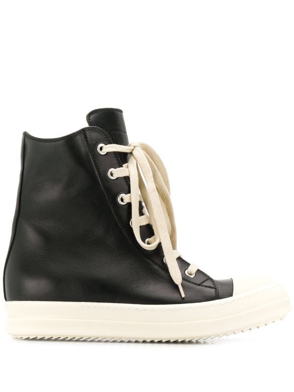 Rick Owens Larry Leather Sneakers Aw19 