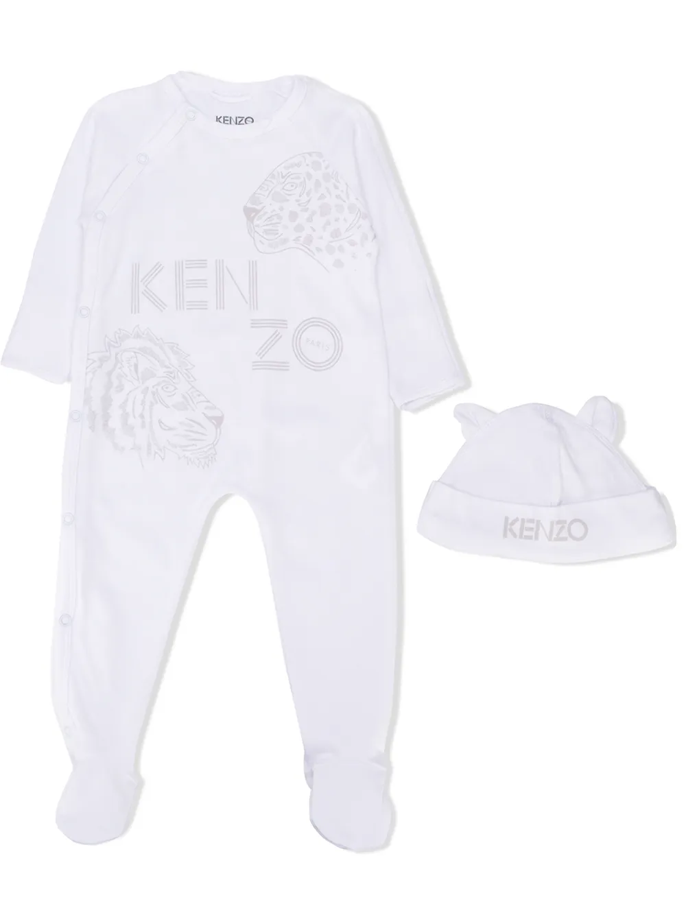 фото Kenzo kids комбинезон для новорожденного с логотипом