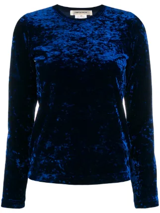 velvet round neck 