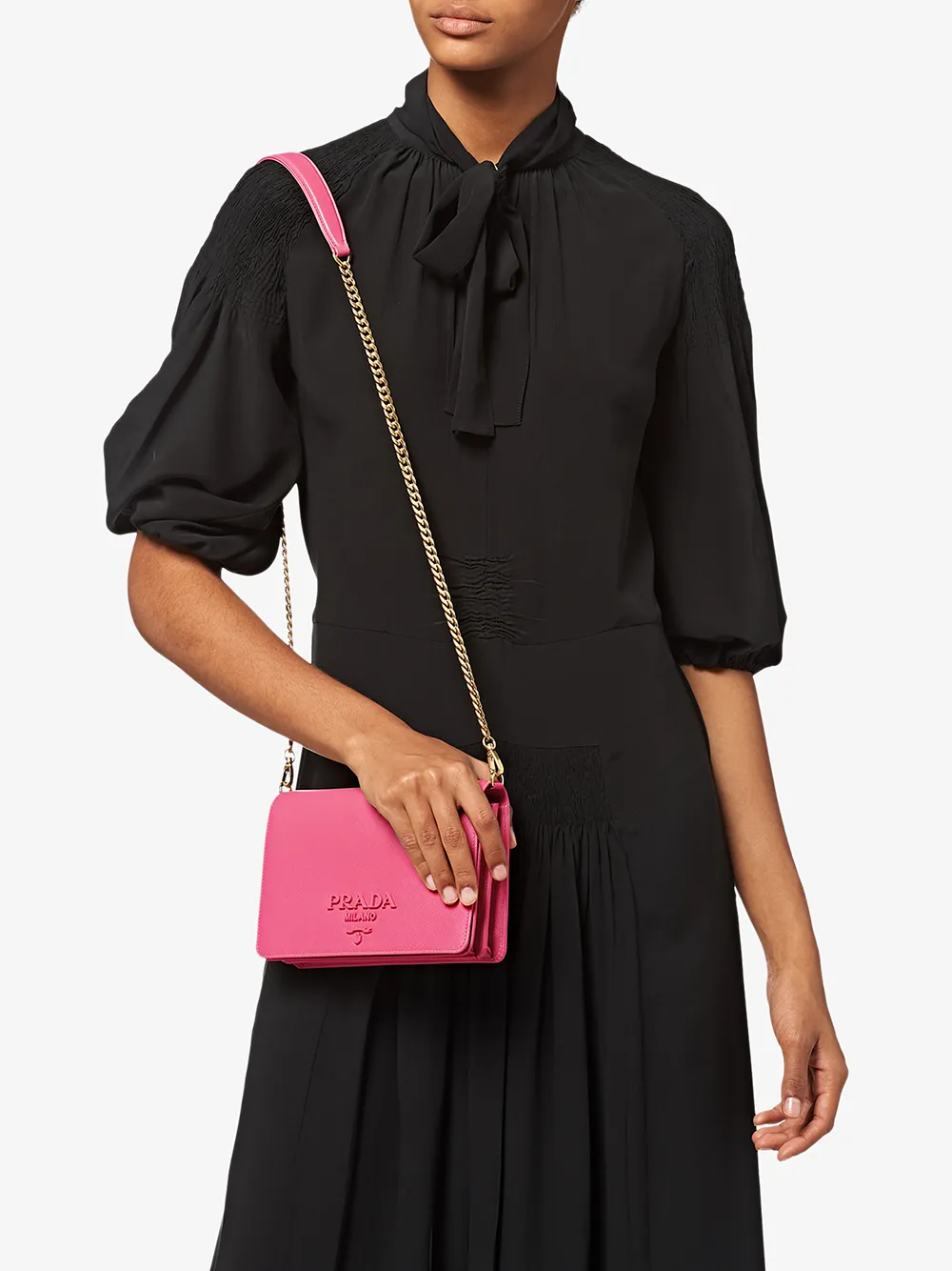Image 2 of Prada saffiano texture shoulder bag