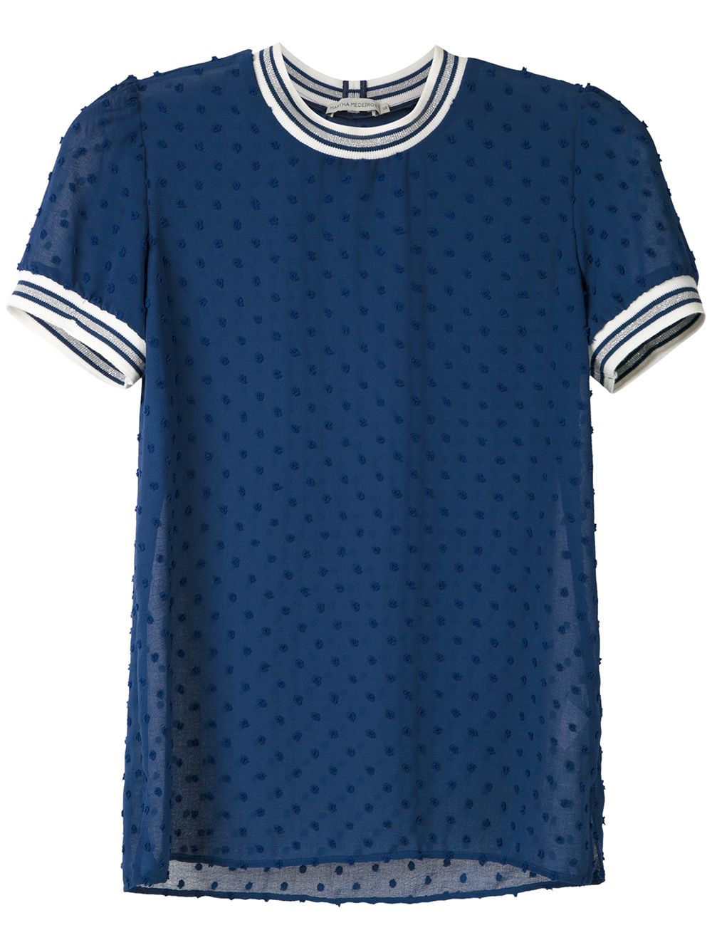 фото Martha Medeiros Eduarda polka dots textured blouse