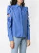 Martha Medeiros Dominique lace appliqué shirt