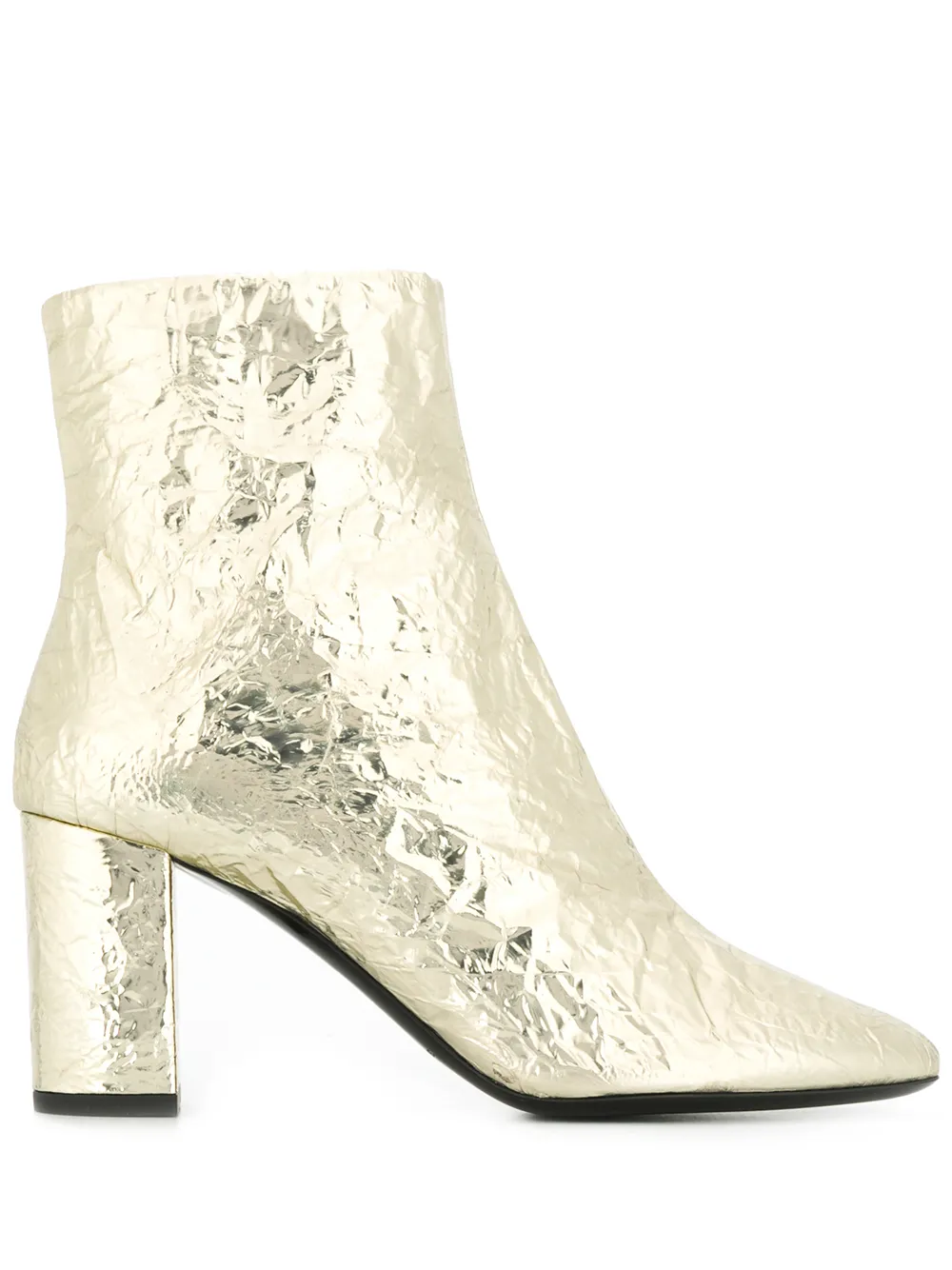 Saint Laurent Lou ankle boots Gold