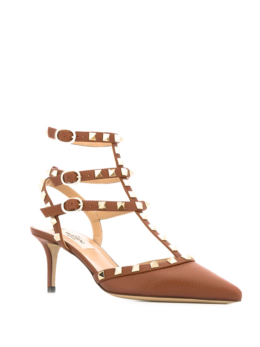 Valentino Garavani Rockstud pumps - Bruin