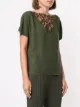 Dion Lee lace appliqué top