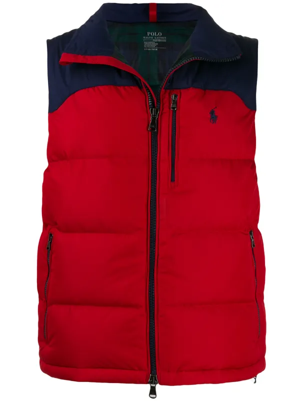 ralph lauren red vest