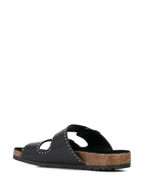 Saint Laurent Jimmy Studded Slides Aw19 | Farfetch.com