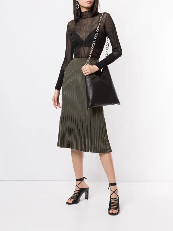 Dion Lee Leather Midi Skirt Store, 56 