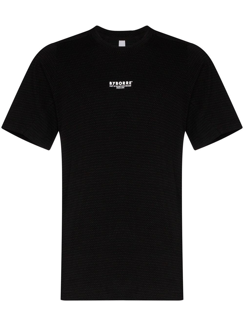 Shop Byborre Logo Print T-shirt In Black