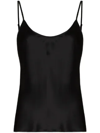 La Perla scoop neck Sleeveless Camisole Black FARFETCH AE