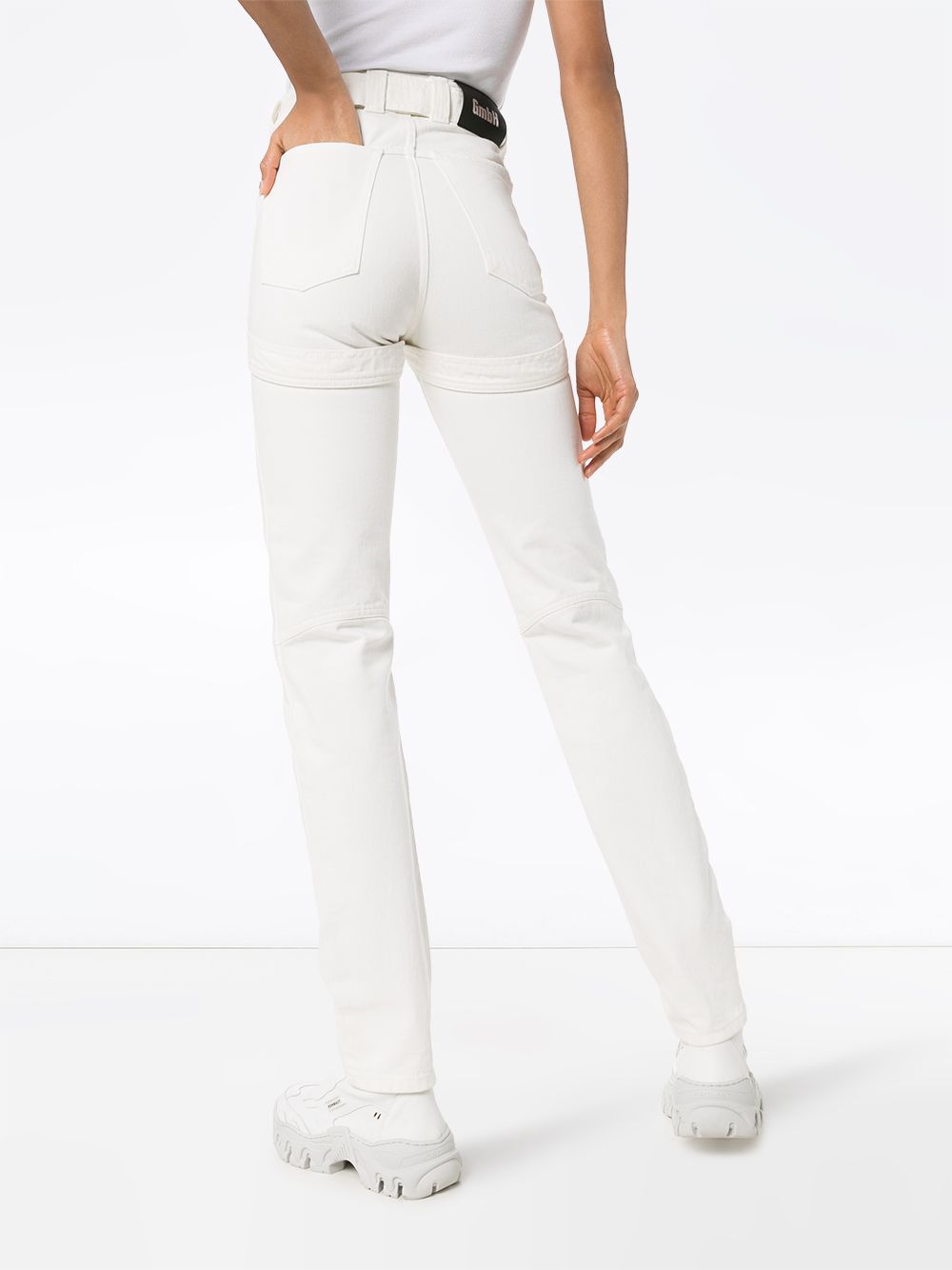 фото Gmbh джинсы прямого кроя с завышенной талией
