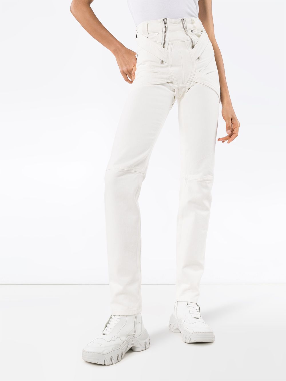 фото Gmbh джинсы прямого кроя с завышенной талией
