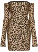 Bild 1 von Halpern Minikleid mit Leoparden-Print