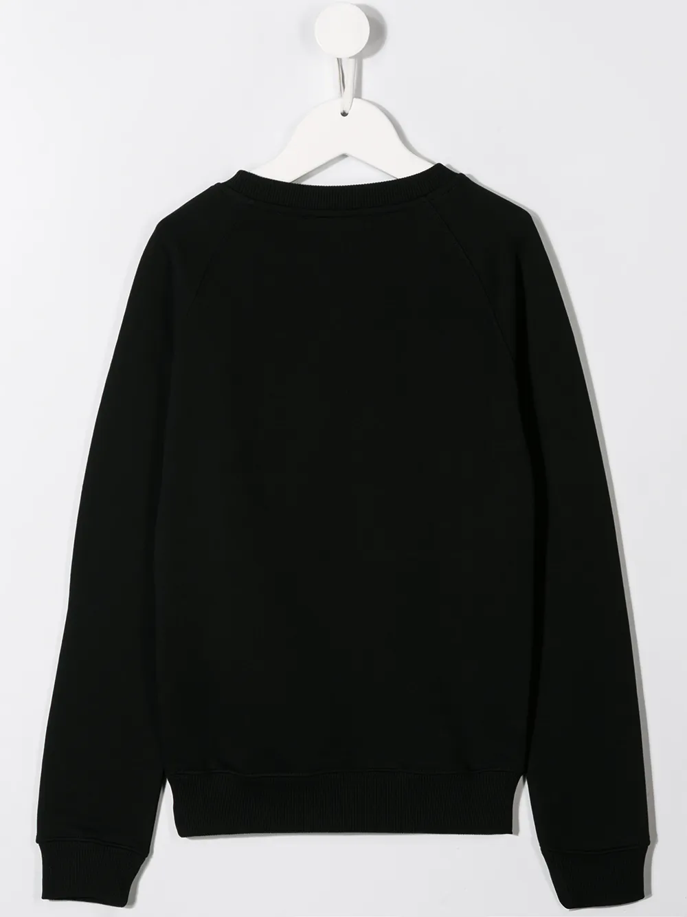 Balmain Kids Sweater met glitter detail Zwart