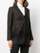 Romeo Gigli Pre-Owned سترة رسمية مخططة بأبليكات زهور 1990's