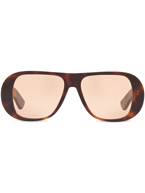 Alexa Chung x Sunglass Hut curved frames sunglasses