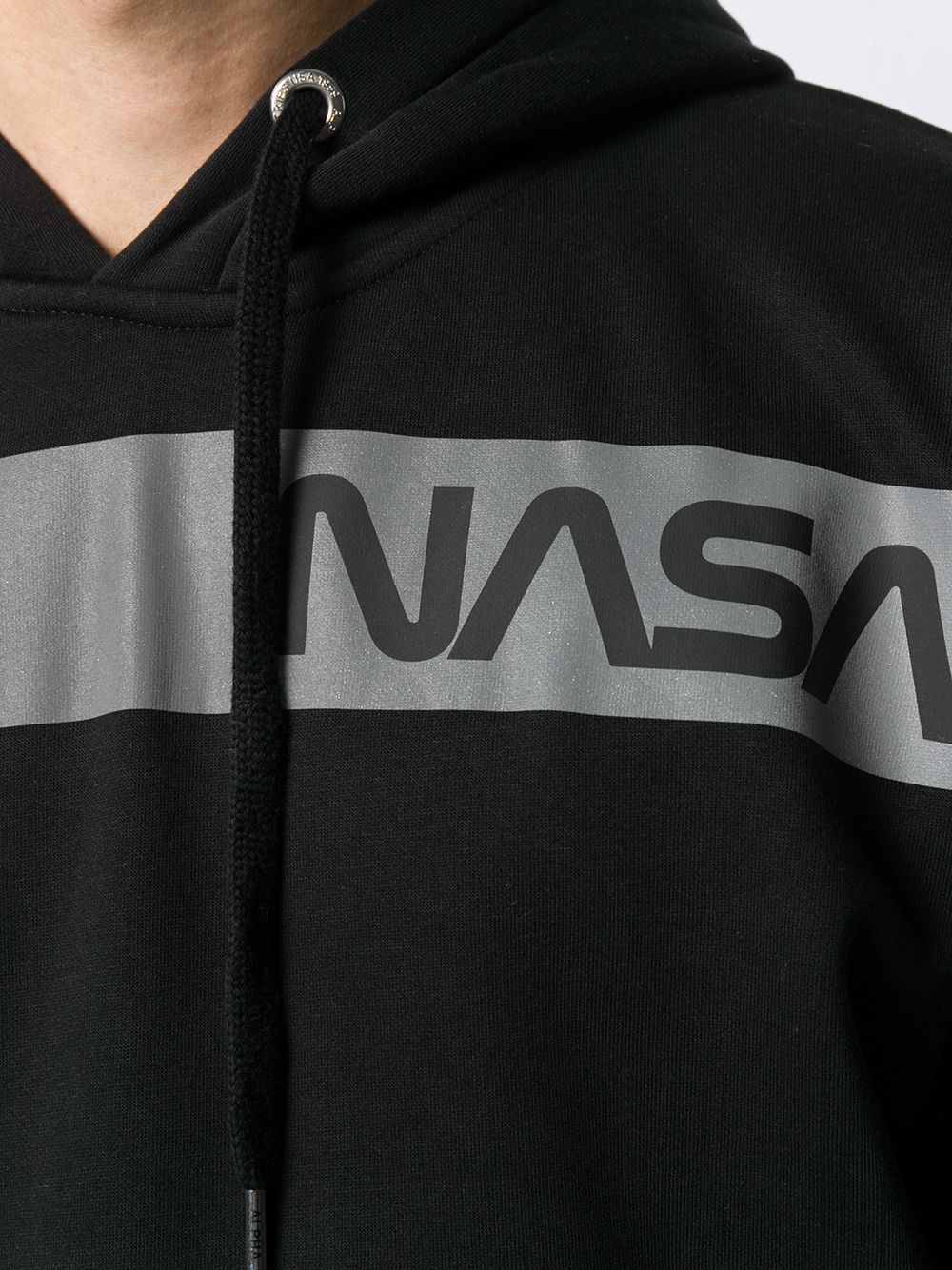 фото Alpha Industries худи NASA с принтом