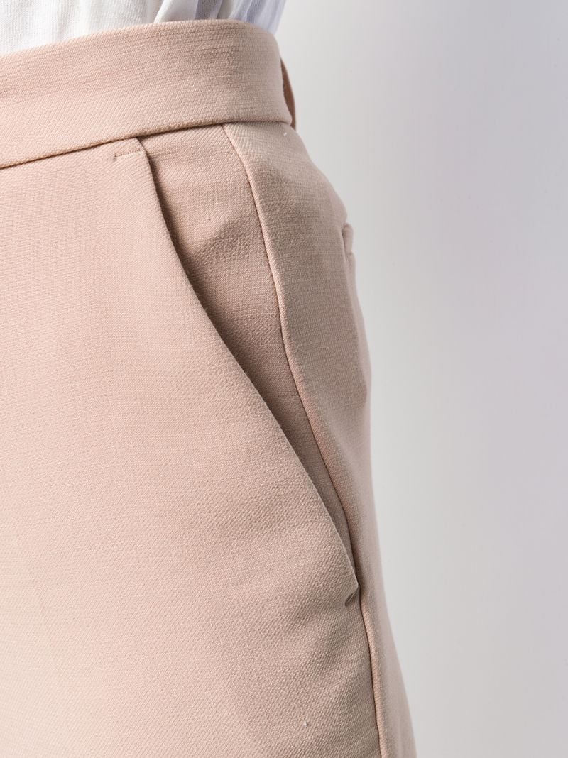 Shop Pinko Slim-fit Tailored Trousers In Neutrals