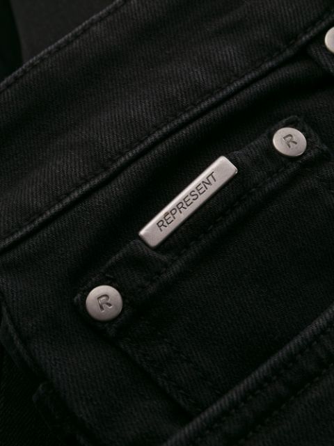 Represent Distressed Denim Jeans - Farfetch