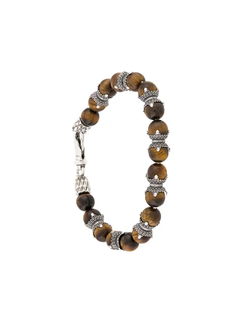 Emanuele Bicocchi Tiger Eye beaded bracelet