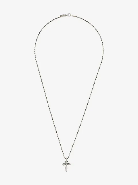 Emanuele Bicocchi collar con dije de cruz