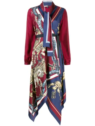 tommy hilfiger silk scarf