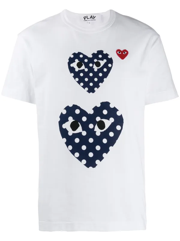 Comme Des Garçons Play ハートプリント Tシャツ 通販 - FARFETCH