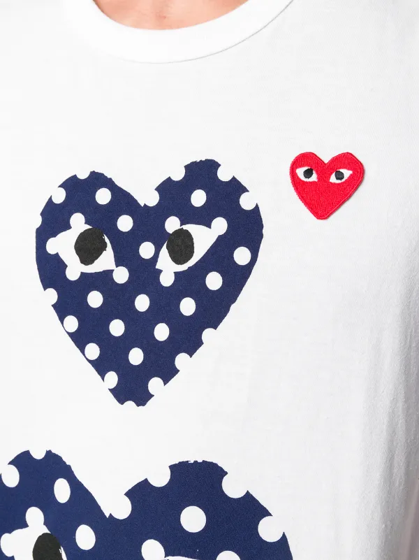 Comme Des Garçons Play ハートプリント Tシャツ 通販 - FARFETCH