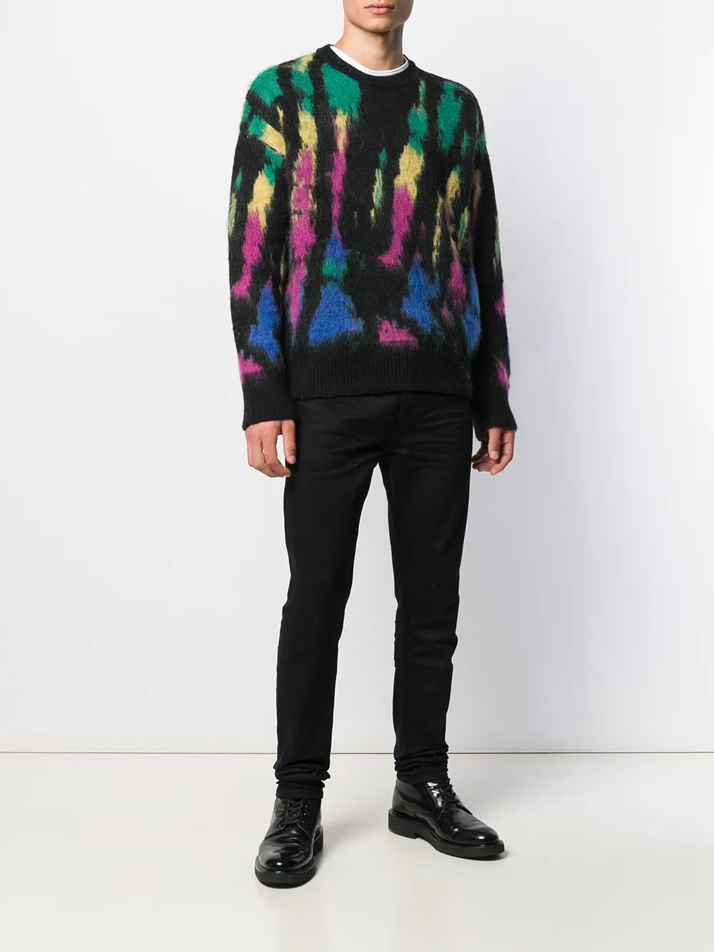 DSQUARED2 Trui met all-over patroon Zwart